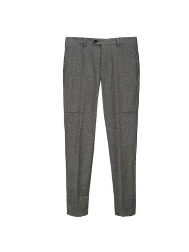 Men's Wool Straight Pants Grey - BRUNELLO CUCINELLI - BALAAN 1