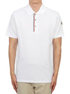 Men s Collar Short Sleeve T Shirt 8A00022 899P0 002 - MONCLER - BALAAN 1