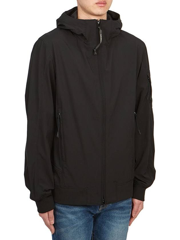 Shell R Hooded Jacket Black - CP COMPANY - BALAAN 5