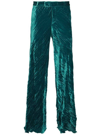 Green FROISSE Velvet Pants 13200576252 B0560955112 - ETRO - BALAAN 2