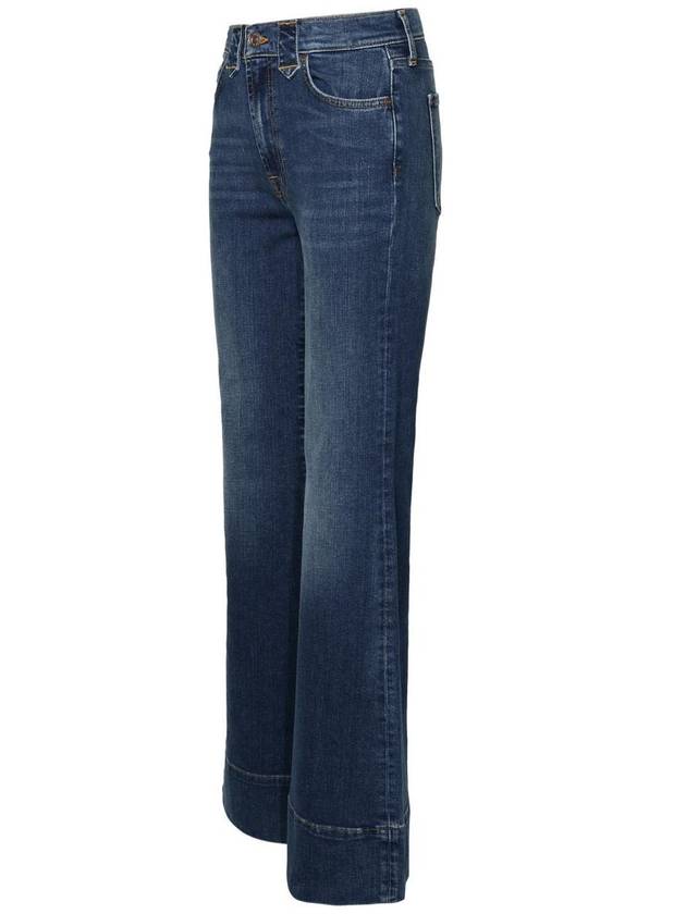 7 For All Mankind Blue Cotton Jeans - 7 FOR ALL MANKIND - BALAAN 2