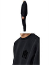 Max Crew Neck Double Face Jersey Sweatshirt Black - MACKAGE - BALAAN 6