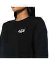 Skye Logo Sweatshirt Black - A.P.C. - BALAAN 6