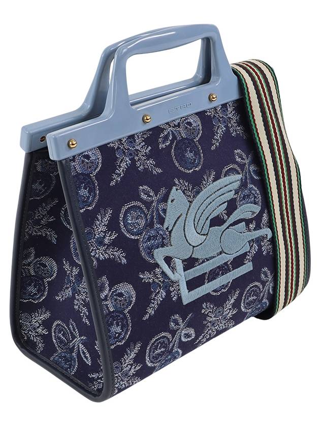 Shopping Love Trotter Tote Bag Blue - ETRO - BALAAN 4