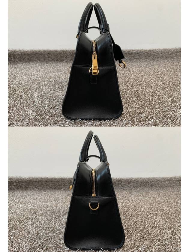 Yip Cabas Tote Bag Black Gold - SAINT LAURENT - BALAAN 4