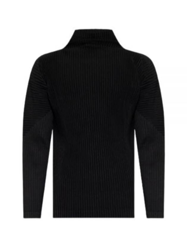 Pleated Turtleneck Black - ISSEY MIYAKE - BALAAN 2