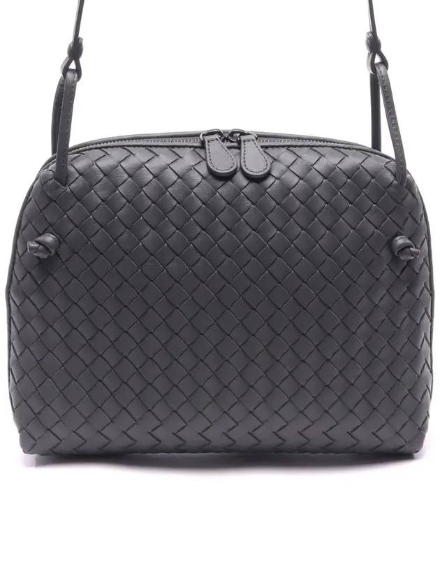 Nodini Intrecciato Cross Bag Light Grey - BOTTEGA VENETA - BALAAN 1