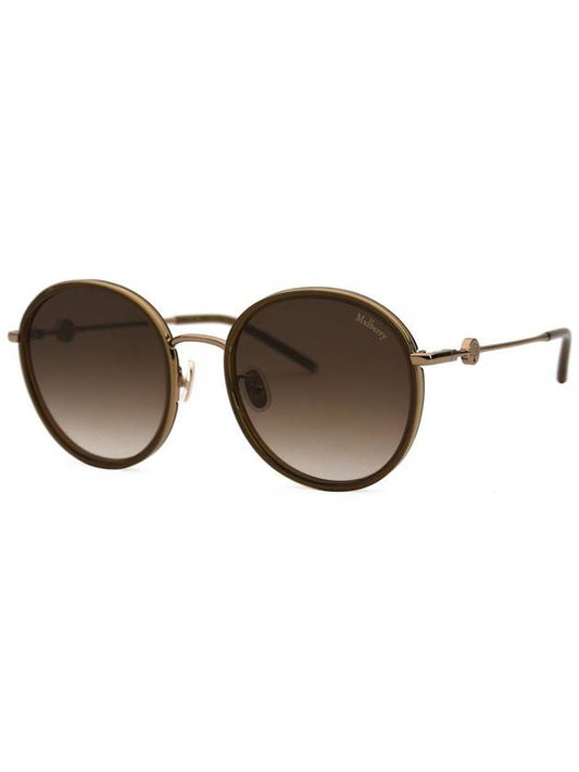 SML 233G 8FEK officially imported round Soltex oversized luxury sunglasses - MULBERRY - BALAAN 1