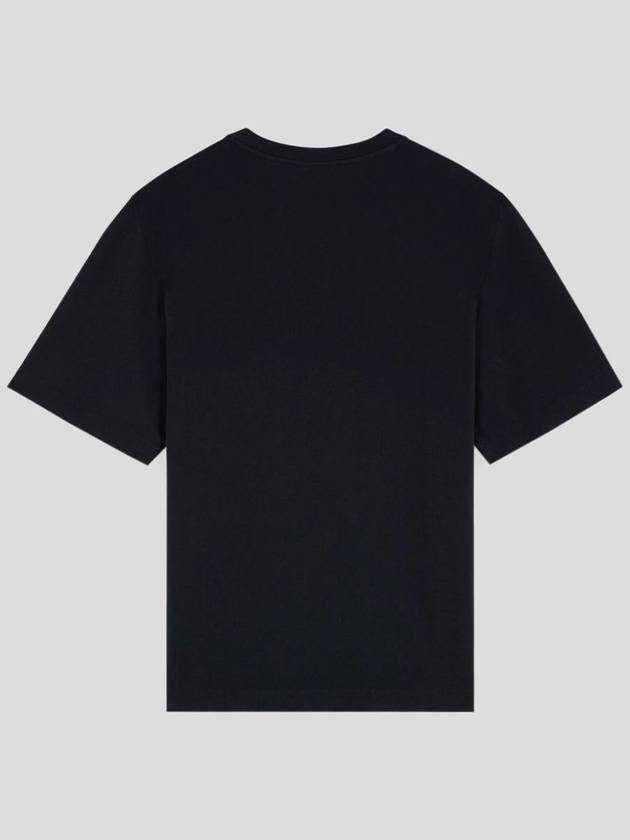 Bold Fox Head Patch Oversized Short Sleeve T-Shirt Black - MAISON KITSUNE - BALAAN 3