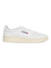 Medalist Goatskin Low Top Sneakers White - AUTRY - BALAAN 3