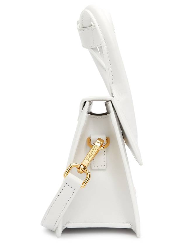 Le Chiquito Noeud Coiled Leather Tote Bag White - JACQUEMUS - BALAAN 4