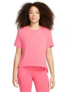 Yoga Dry Fit Short Sleeve T Shirt Pink - NIKE - BALAAN 2