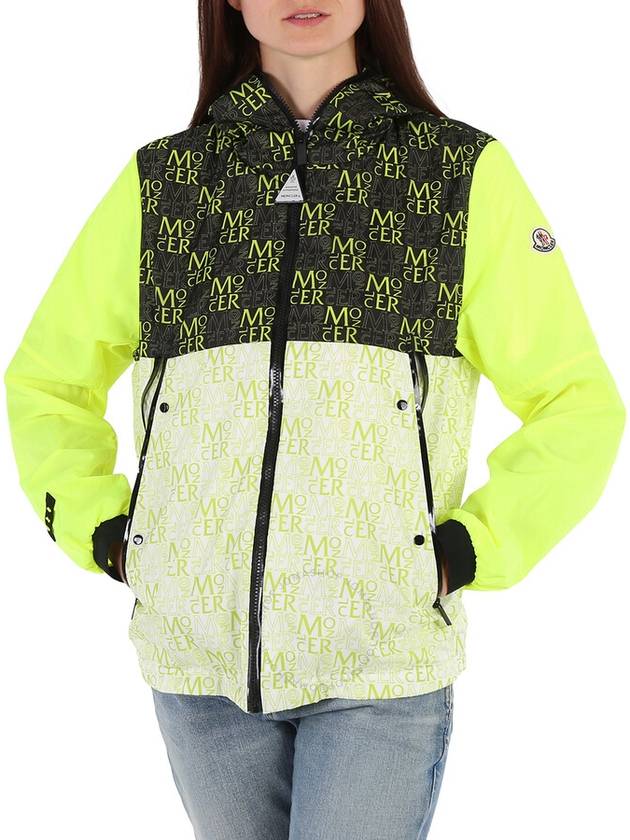 Women s Track Jacket Windbreaker Moncler Ladies Open Yellow Taanlo Hooded Windbreak - MONCLER - BALAAN 2