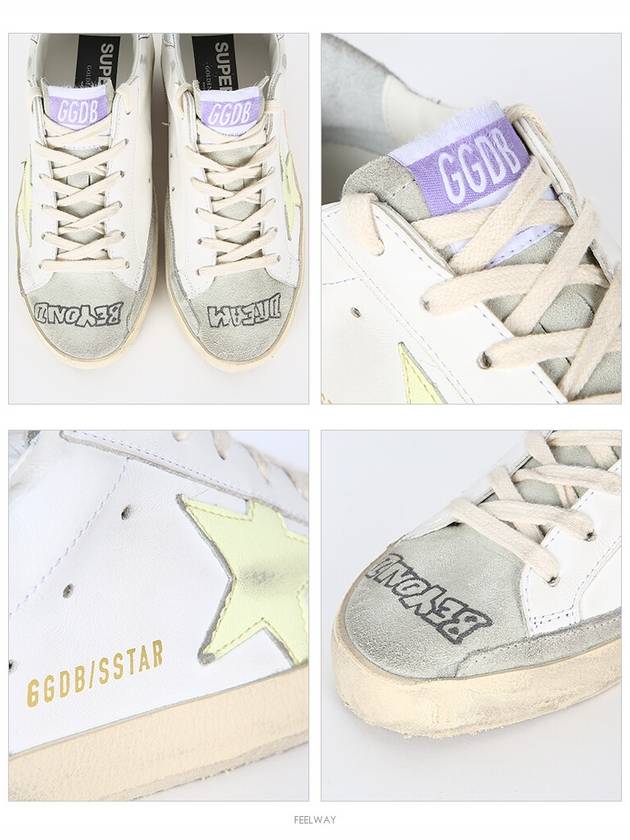 Superstar Laminated Heel Low Top Sneakers White - GOLDEN GOOSE - BALAAN 3