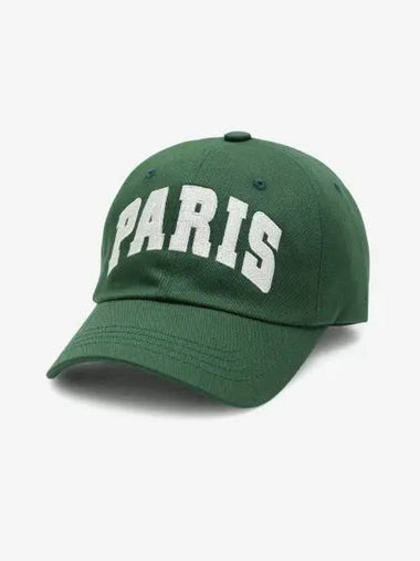 PARIS BIG LOGO BALL CAP GREEN - BENSIMON - BALAAN 1