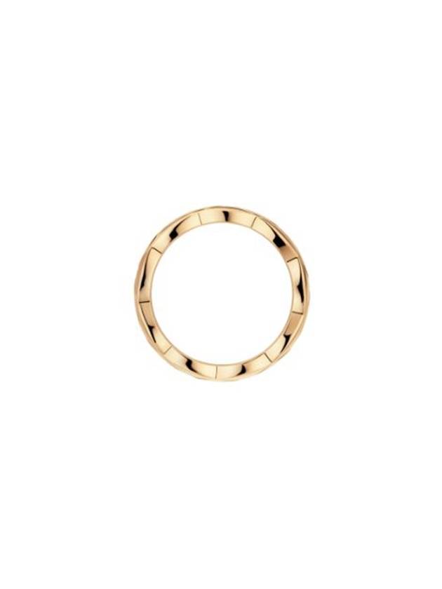 Coco Crush Quilted Motif Small Ring Gold - CHANEL - BALAAN 4