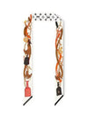 Flower And Straps BB Scarf White - LOUIS VUITTON - BALAAN 2