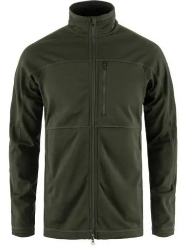 Men's Abisko Lite Fleece Jacket Deep Forest - FJALL RAVEN - BALAAN 1