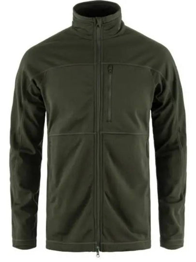 Men's Abisko Lite Fleece Jacket Deep Forest - FJALL RAVEN - BALAAN 2