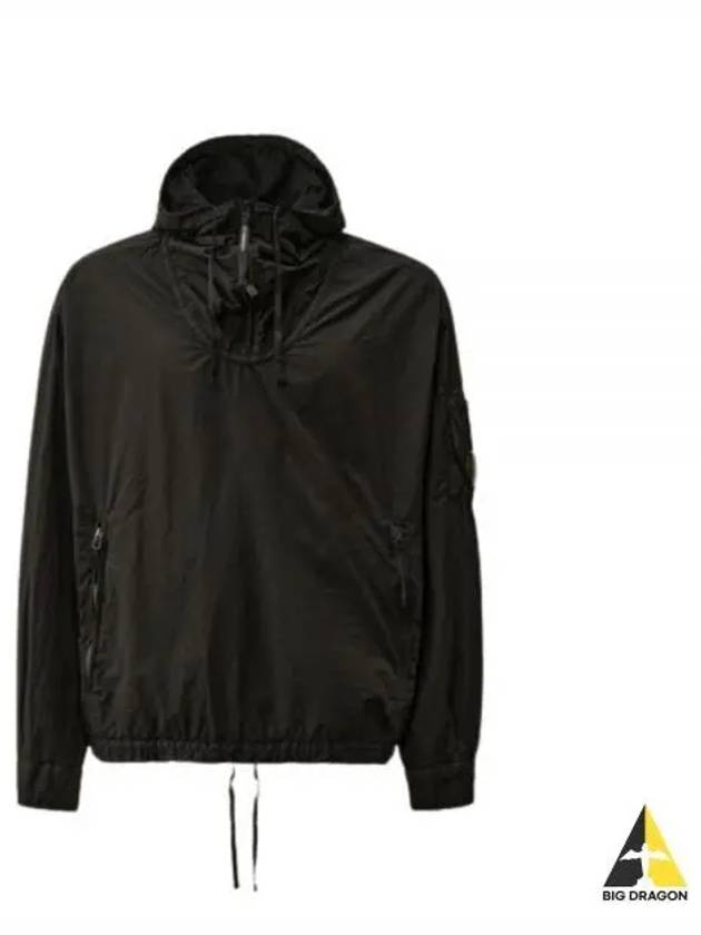 Taylon-L Half Zipped Hoodie Black - CP COMPANY - BALAAN 2