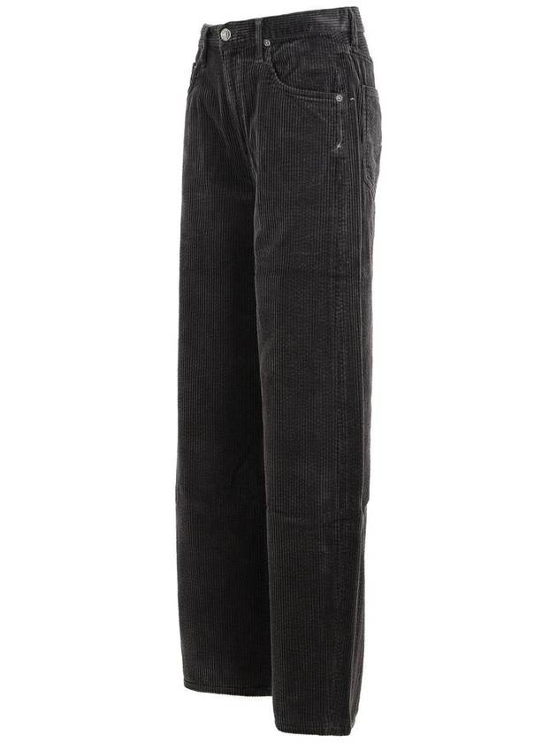 Agolde 'Low Curve' Black Cotton Jeans - AGOLDE - BALAAN 2