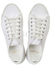 Women's Malibu Canvas Low Top Sneakers White - SAINT LAURENT - BALAAN 2