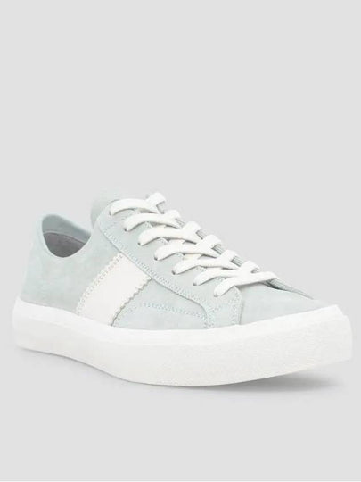 Logo Detail Suede Low Top Sneakers Mint - TOM FORD - BALAAN 2