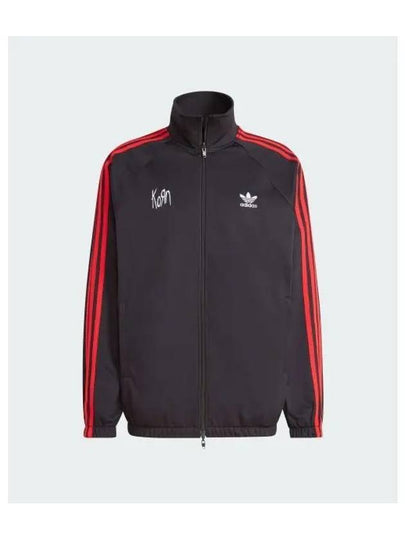 3 Stripe Embroidery Logo Track Jacket Black - ADIDAS - BALAAN 2