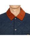 Kenning Quilting  Logo Patch Jacket Navy - BARBOUR - BALAAN 9