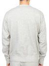 Mike Velvet Logo Sweatshirt Grey - ISABEL MARANT - BALAAN 5