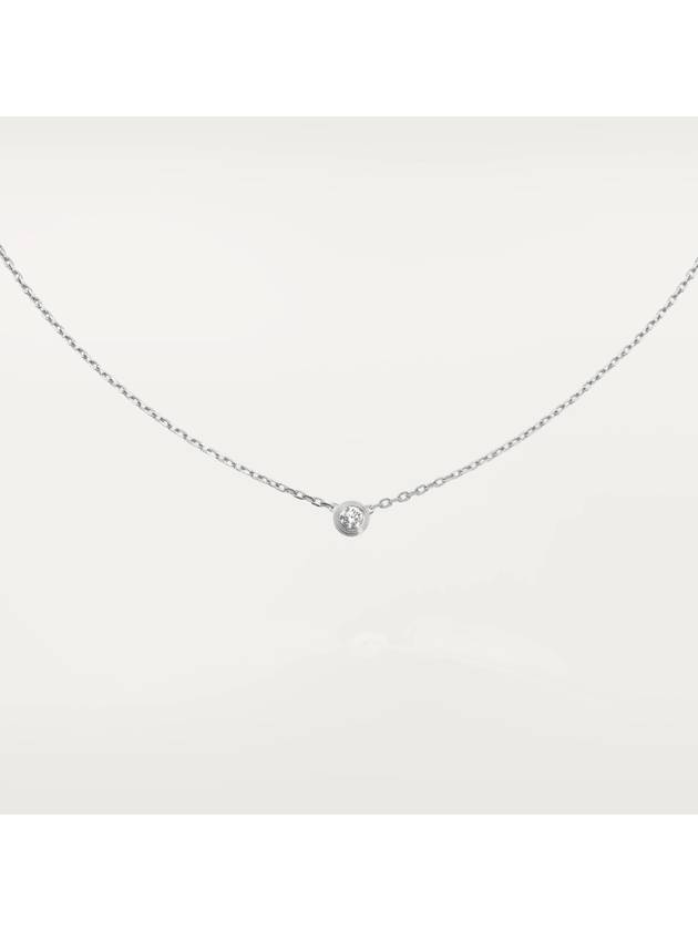 Women's D'amour Small Necklace Silver - CARTIER - BALAAN 3