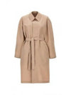 Women's Lightweight Belted  Trench Coat Beige - LEMAIRE - BALAAN 2