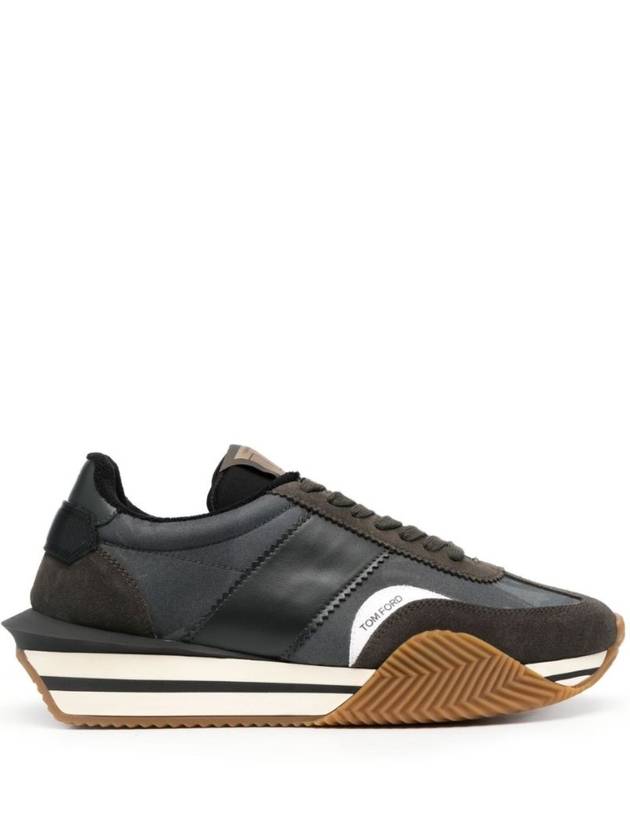 Men's James Low Top Sneakers Black - TOM FORD - BALAAN 2