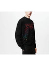 Embroidered cotton sweatshirt black 1AFB68 - LOUIS VUITTON - BALAAN 2