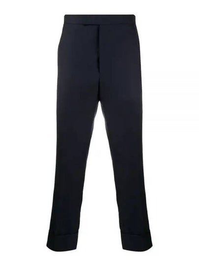 Super 120S Twill Classic Backstrap Trouser Pants Navy - THOM BROWNE - BALAAN 2