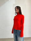 Lambswool hot red turtle TS Red turtle lambswool polarty - VIBEREEN - BALAAN 4