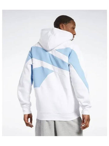 BB BASKETBALL FLEECE HOODIE WHITE HP0036 - REEBOK - BALAAN 1