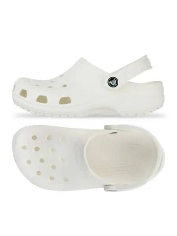 Classic Clog K Women Sandals White 206991 100G - CROCS - BALAAN 1