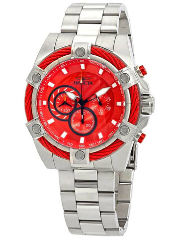 Invicta Bolt Chronograph Red Dial Men's Watch 25514 - INVICTA - BALAAN 1