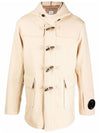 Men's Hooded Duffel Coat Beige - CP COMPANY - BALAAN 2