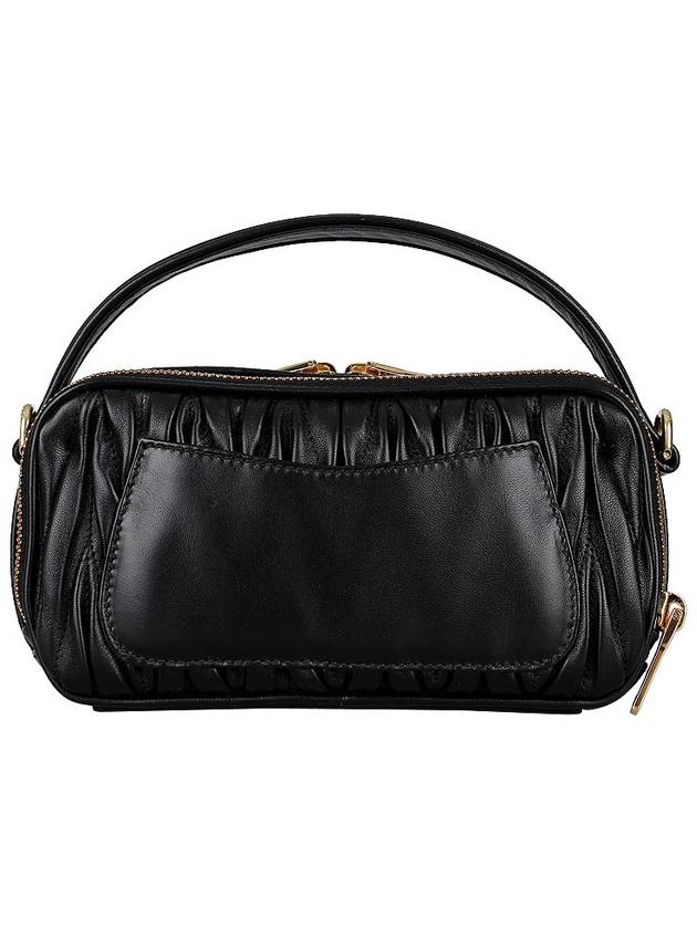 Matelasse Nappa Leather Shoulder Bag Black - MIU MIU - BALAAN 6