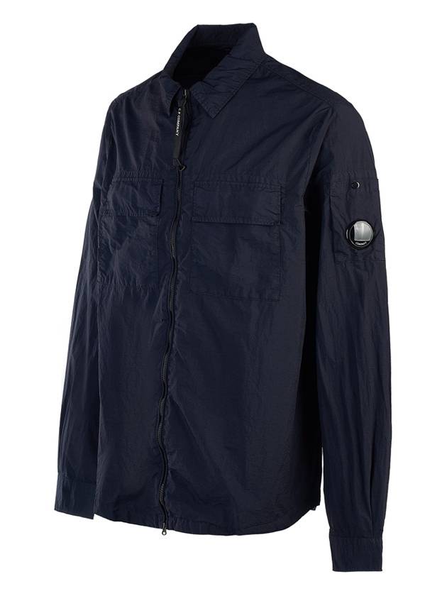 Taylon L Zip-Up Jacket Navy - CP COMPANY - BALAAN 3