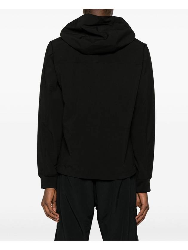 Shell R Hooded Jacket Black - CP COMPANY - BALAAN 4