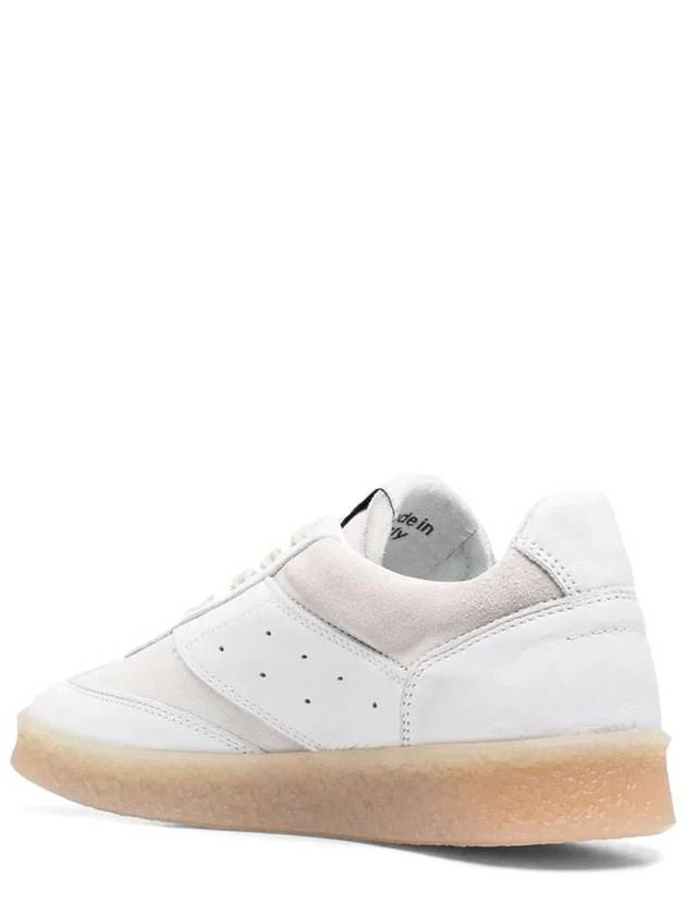 6 Court Logo Tongue Low Top Sneakers White - MAISON MARGIELA - BALAAN 3