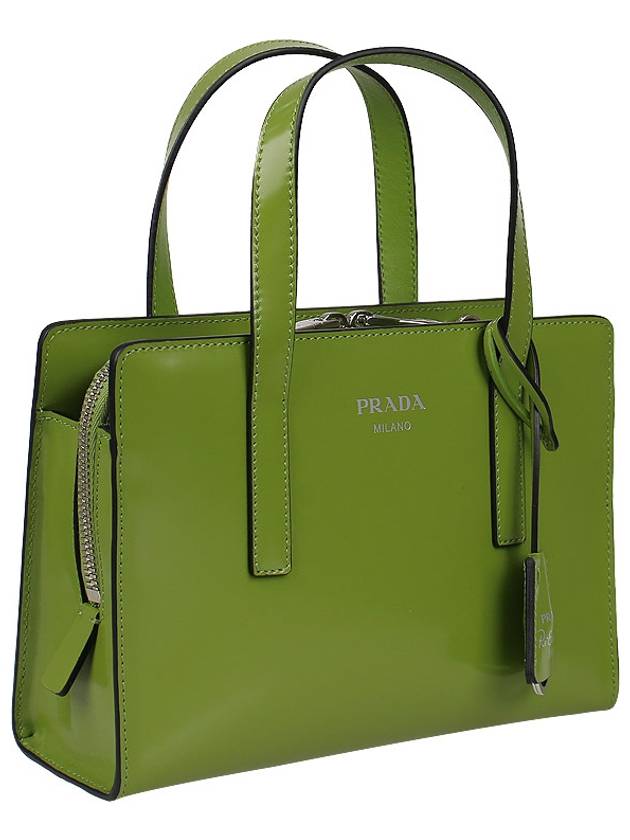 Re-Edition 1995 Brushed Leather Hand Mini Bag Green - PRADA - BALAAN 5