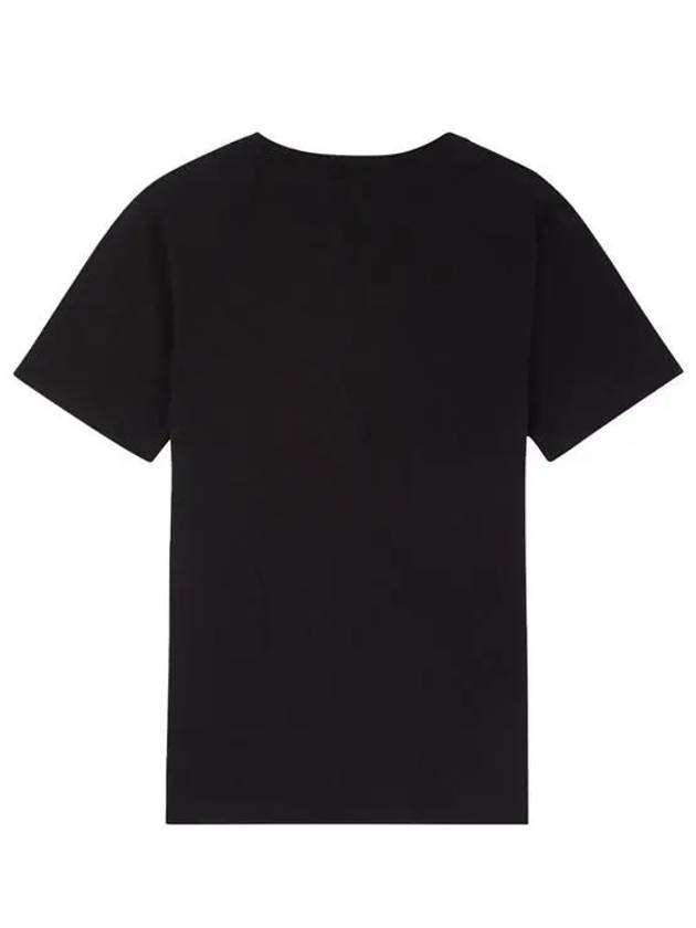 Fox Head Patch Classic Short Sleeve T-Shirt Black - MAISON KITSUNE - BALAAN 3