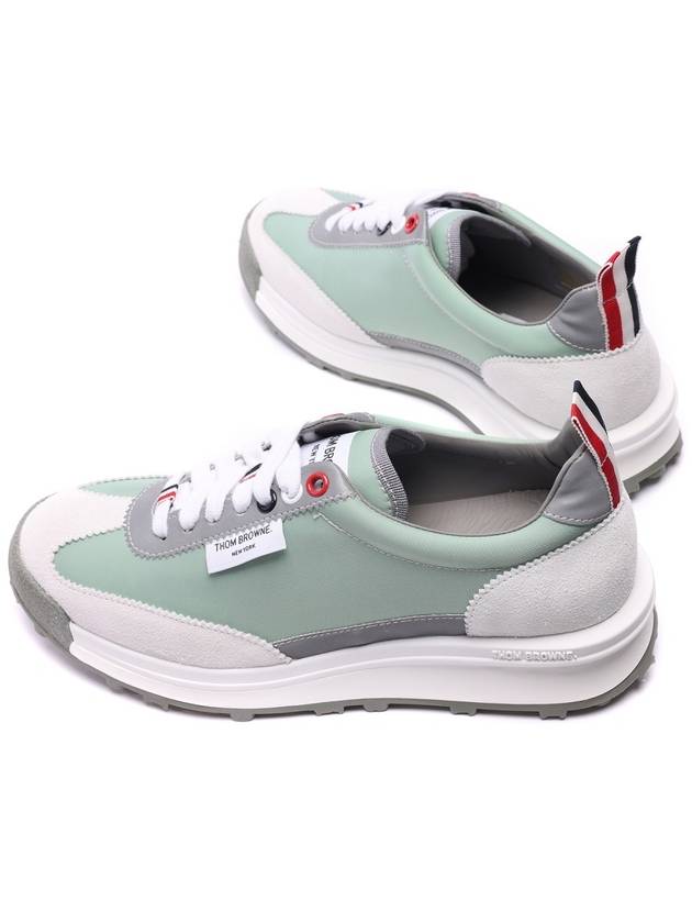 RWB Tech Runner Reflective Low Top Sneakers Green - THOM BROWNE - BALAAN 7