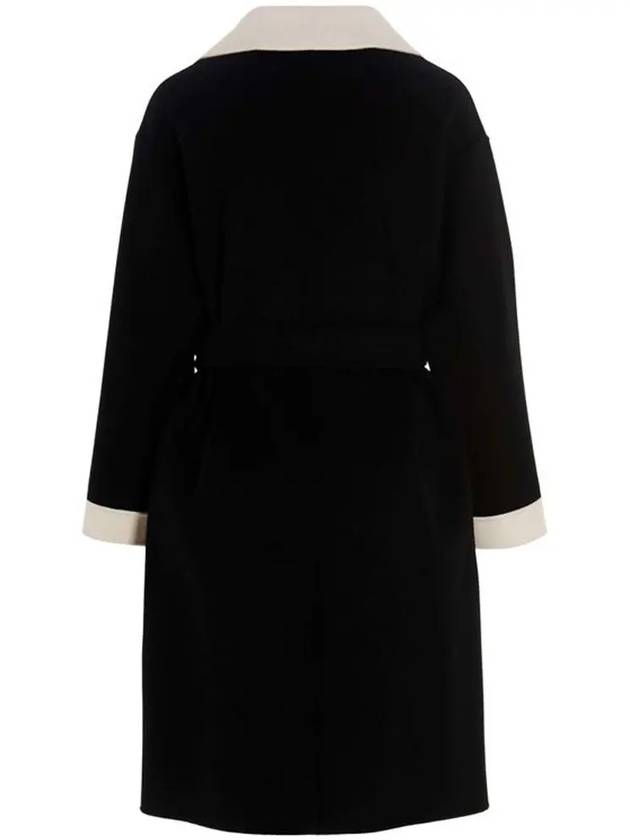 ADA Belted Wool Coat Black 90110121 013 - MAX MARA - BALAAN 3