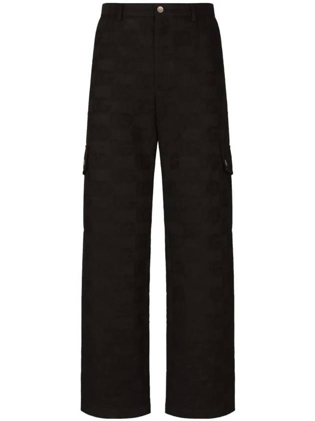 Monogram Jacquard Pants GWVPXTFJ6BR - DOLCE&GABBANA - BALAAN 1