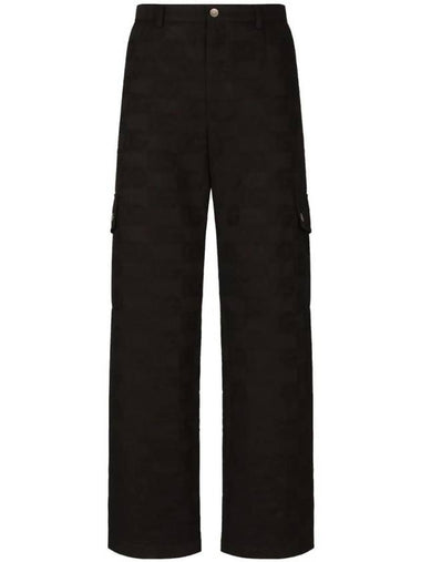 Monogram Jacquard Pants GWVPXTFJ6BR - DOLCE&GABBANA - BALAAN 1